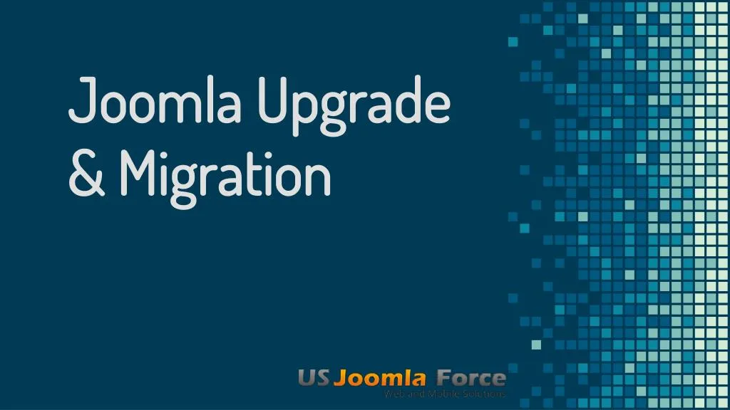 joomla upgrade migration