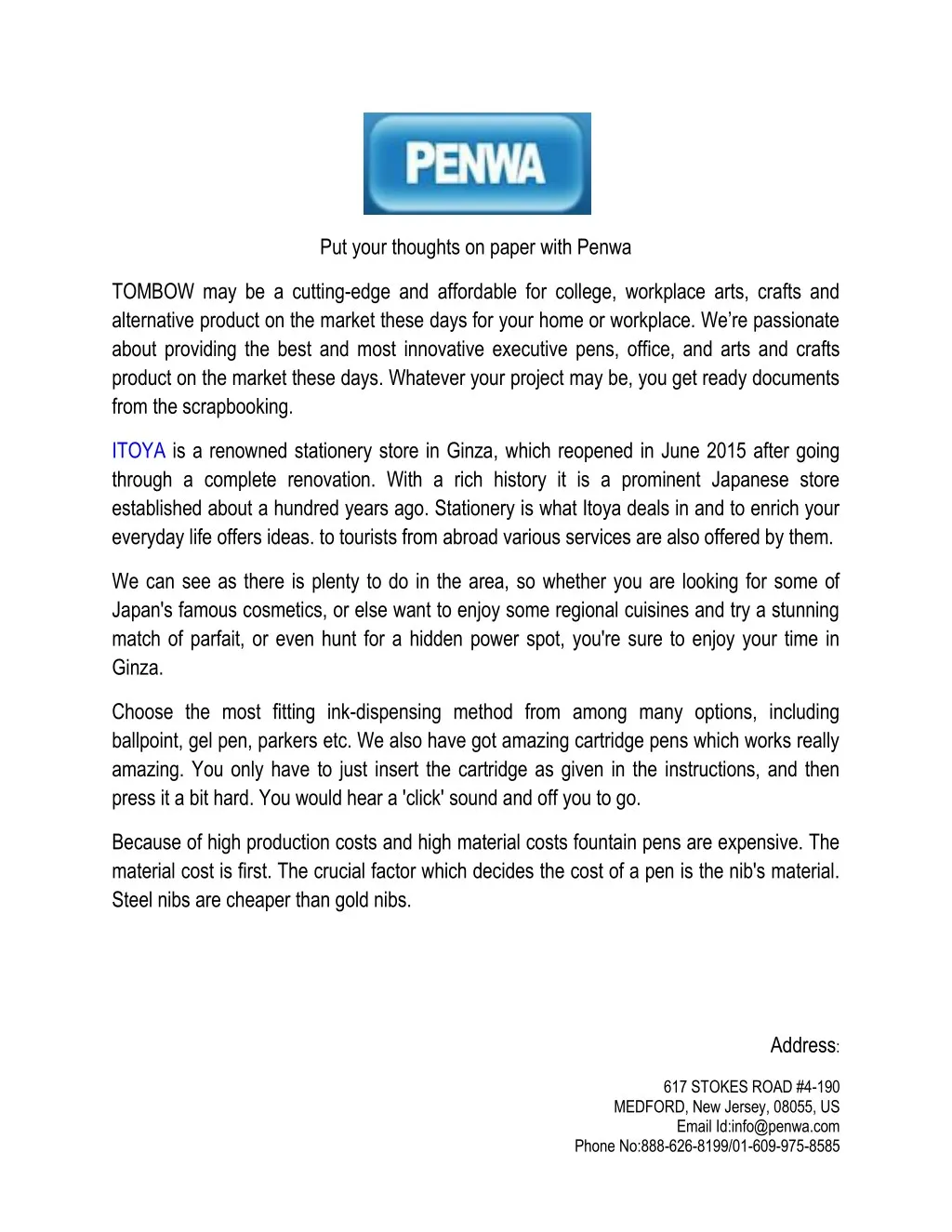 put your thoughts on paper with penwa