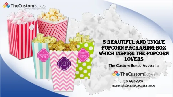 5 Beautiful and unique Popcorn packaging box which inspire the Popcorn lovers
