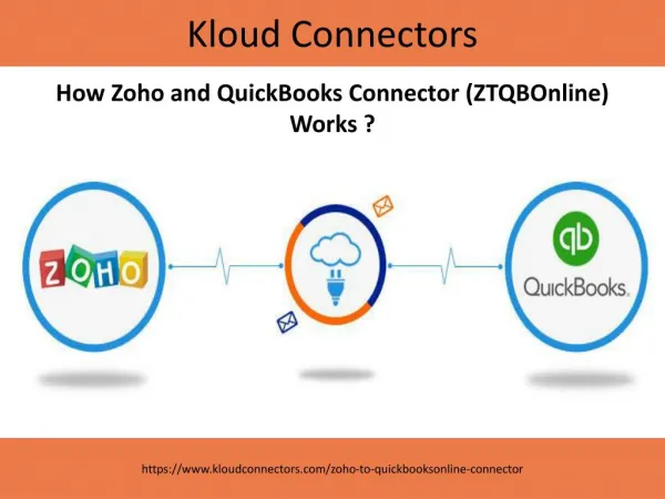 Zoho CRM and QuickBooks Online Connector