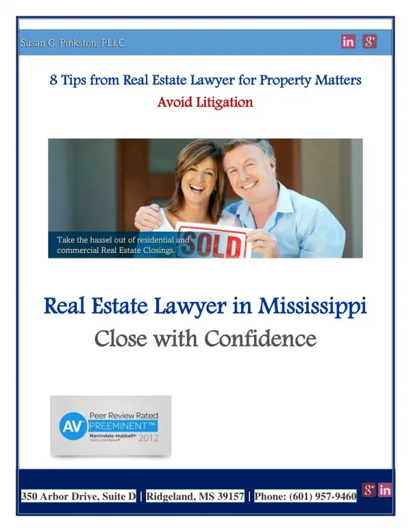 8 Tips from Real Estate Lawyer for Property Matters to Avoid Litigation