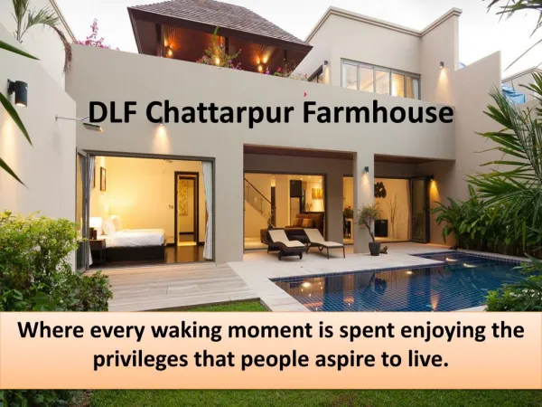 Budget Farmhouse DLF Chattarpur New Delhi @ 9212306116
