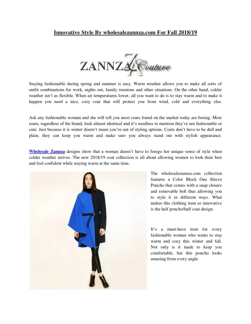 innovative style by wholesalezannza com for fall