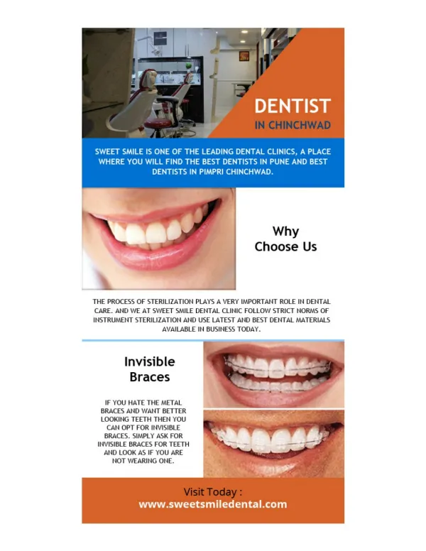 Good Dentist in Pune - Sweet Smile Dental