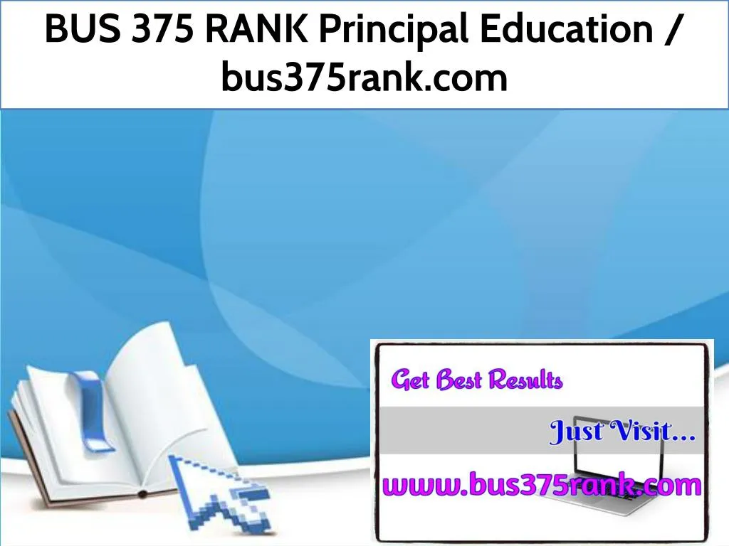 bus 375 rank principal education bus375rank com