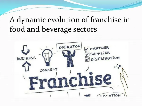 A dynamic evolution of franchise in food and beverage sectors