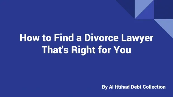 Professional Divorce Lawyers in UAE | Al Ittihad Debt Collection