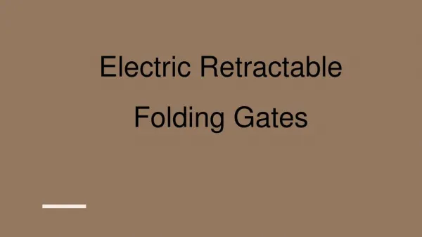 Buy Automatic Folding Gates in Hyderabad
