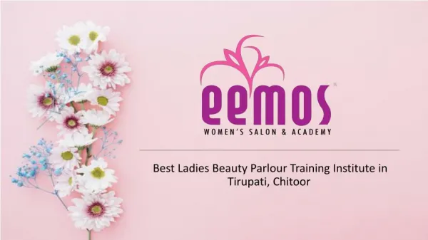 Beautician Training Institute in Tirupati | Eemos