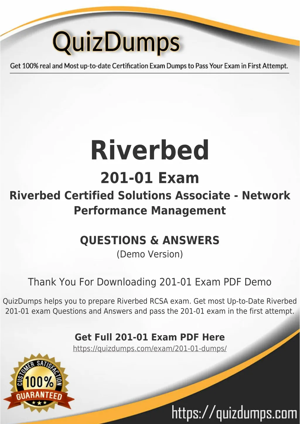 riverbed 201 01 exam