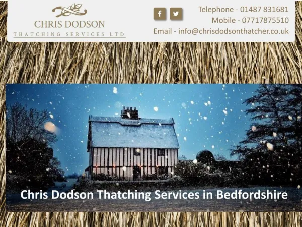 Chris Dodson Thatching Services in Bedfordshire