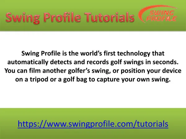 Swing Analysis Software for Your Golf Practice