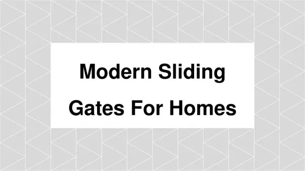 Automatic Sliding Gates For House in Telangana