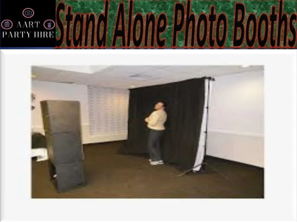 stand alone photo booths
