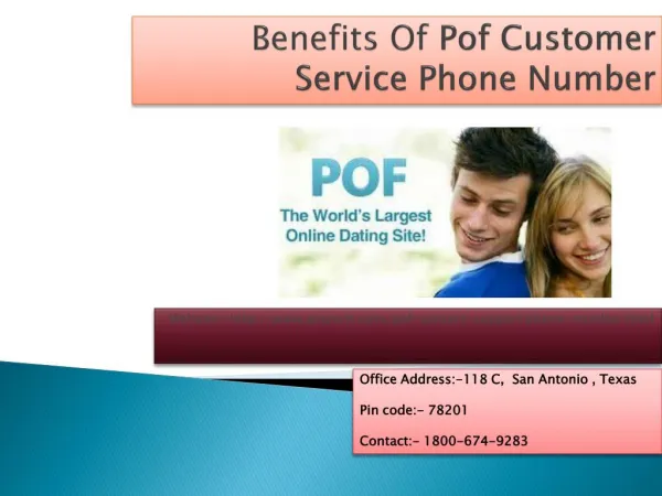 Unbelievable Facts About Pof Support Number