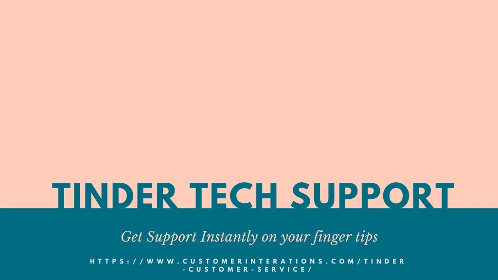 tinder tech support
