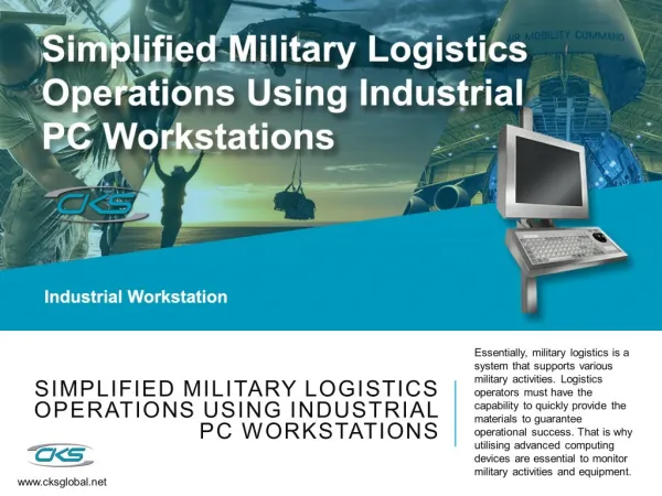 Simplified Military Logistics Operations Using Industrial PC Workstations