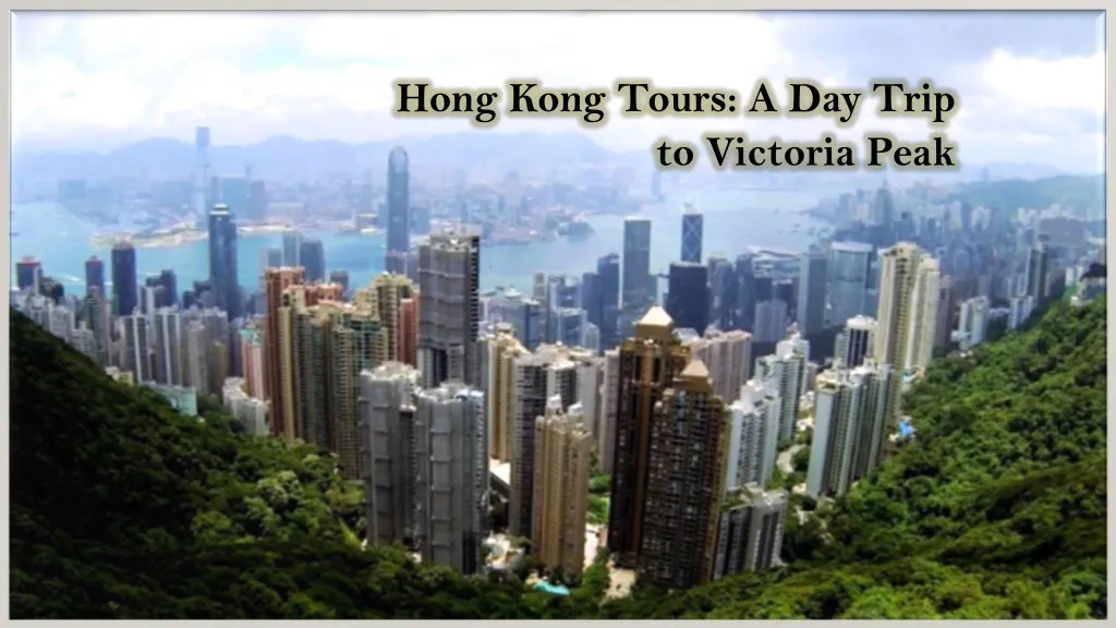 hong kong tours a day trip to victoria peak
