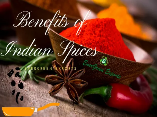 Benefits of Indian Spices