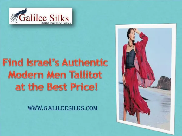 Find Israel’s Authentic Modern Men Tallitot at the Best Price!