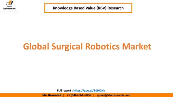 Surgical Robotics Market Size to reach $98 billion by 2024