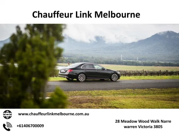 Introduction - Chauffeur Link Melbourne
