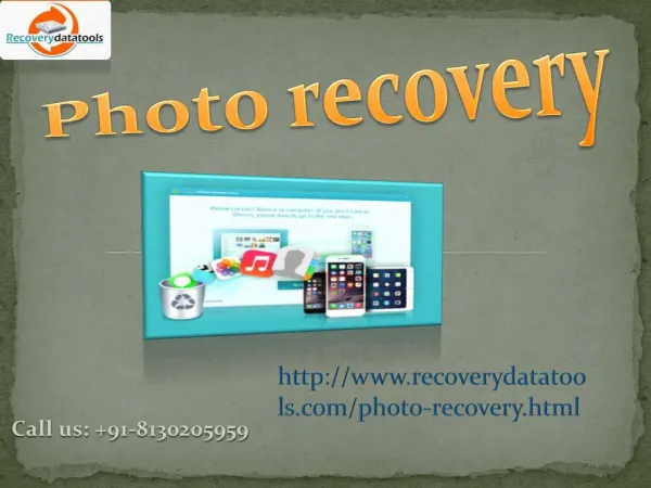 Photo Recovery Software | Recovery data Tools