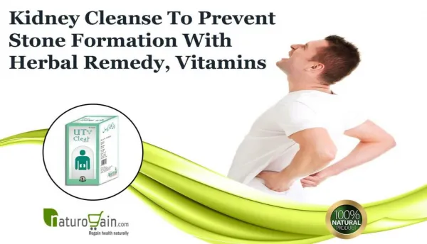 Kidney Cleanse to Prevent Stone Formation with Herbal Remedy, Vitamins