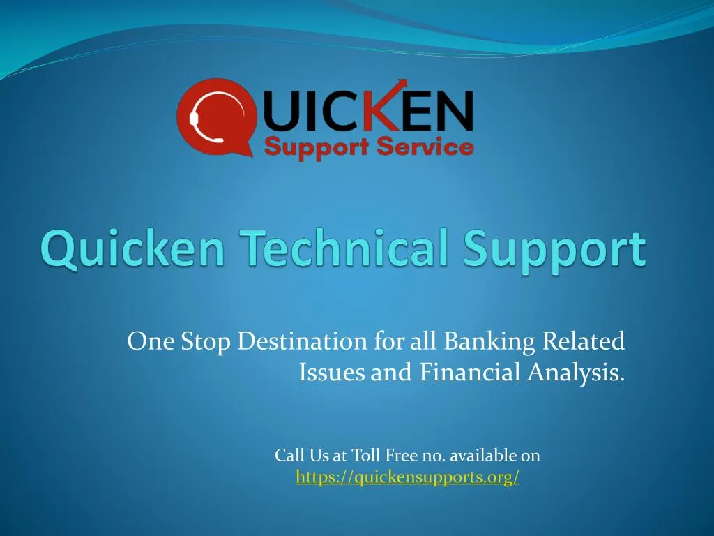 quicken technical support