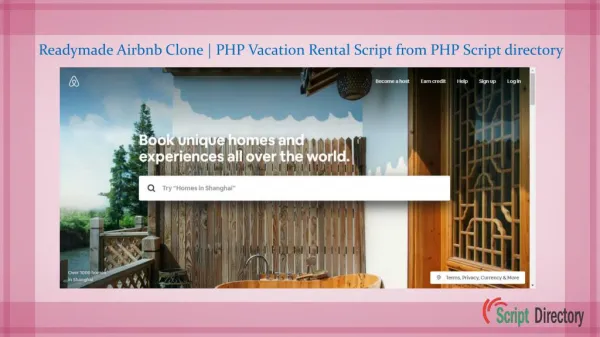 Get Airbnb Script from PHP Script Directory