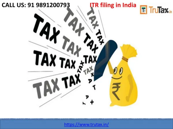 ITR filing in India 09891200793