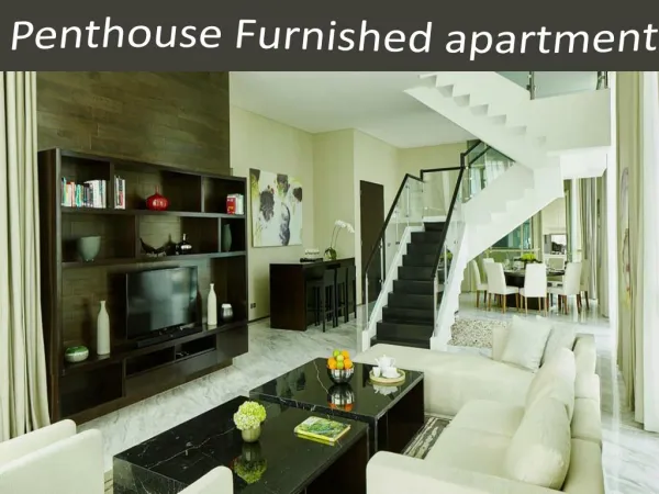 Penthouse Furnished apartment