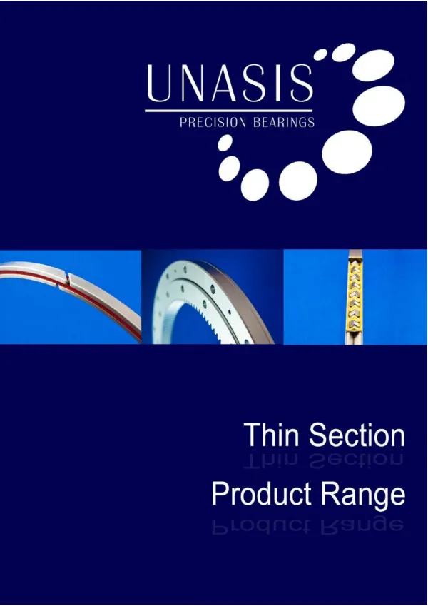 Thin Section Bearings Range