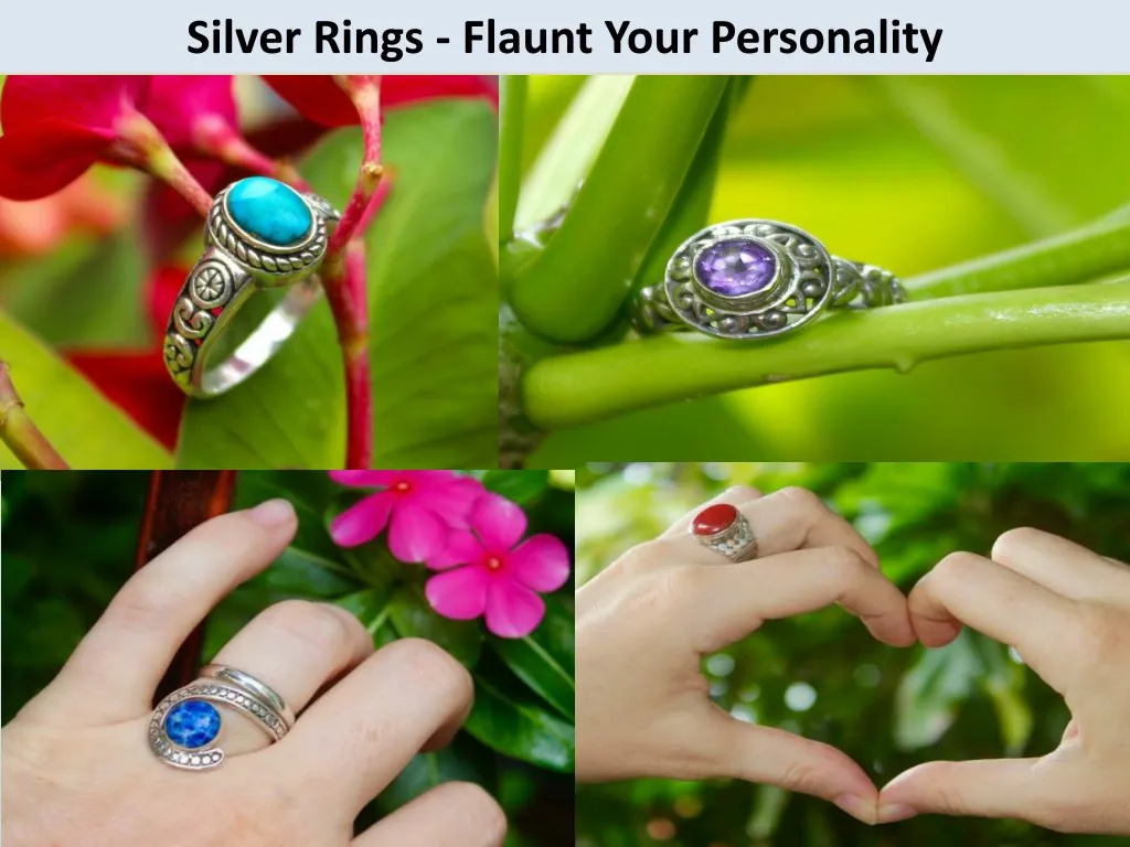 silver rings flaunt your personality