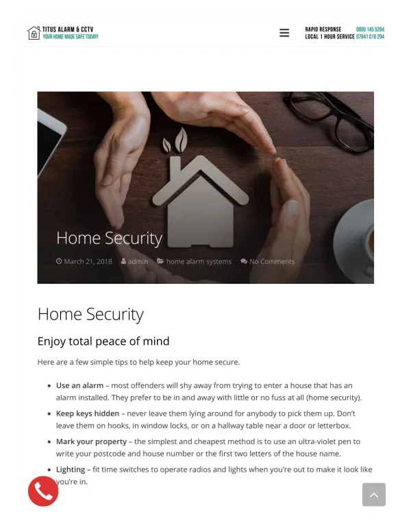 Home Security - Enjoy Total Peace Of Mind