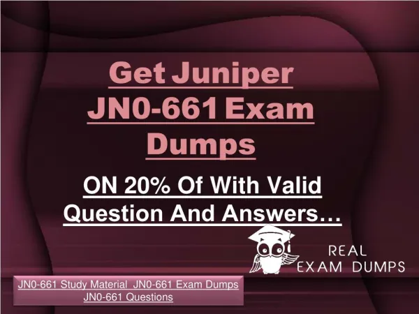 Buy Juniper JN0-661 Exam Real Questions Dumps PDF - JN0-661 Study Material - Realexamdumps.com