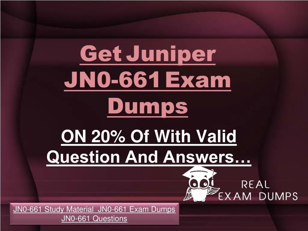 get juniper jn0 661 exam dumps