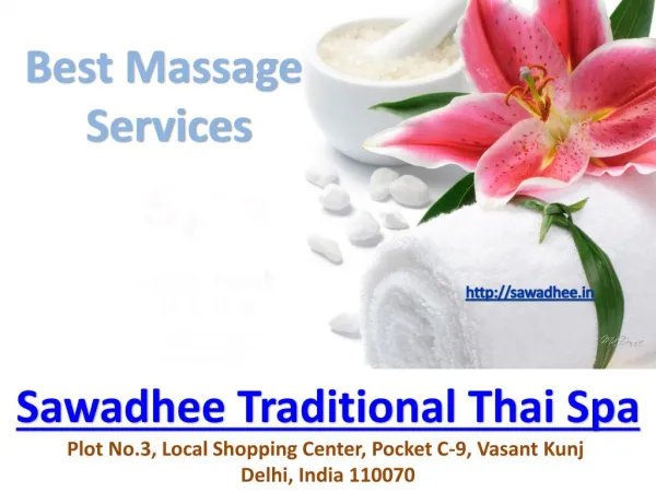 Best Massage Services in Delhi