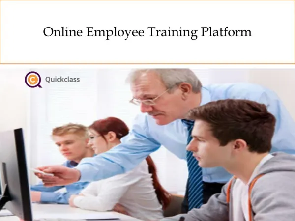 Online Employee Training Platform