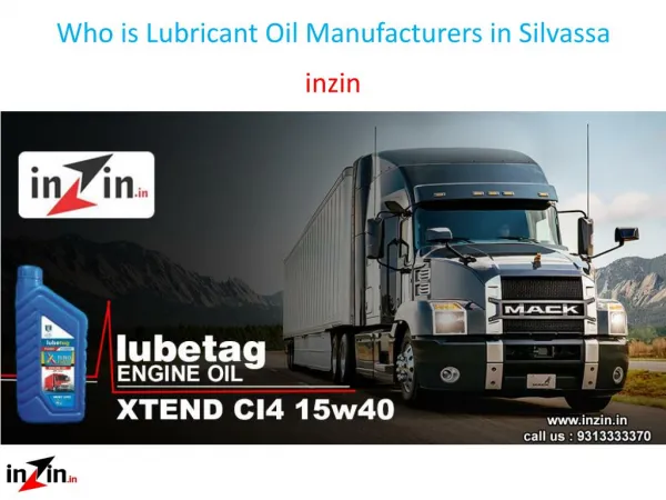 Who is Lubricant Oil Manufacturers in Silvassa