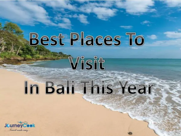 Best Places to Visit in Bali this Year