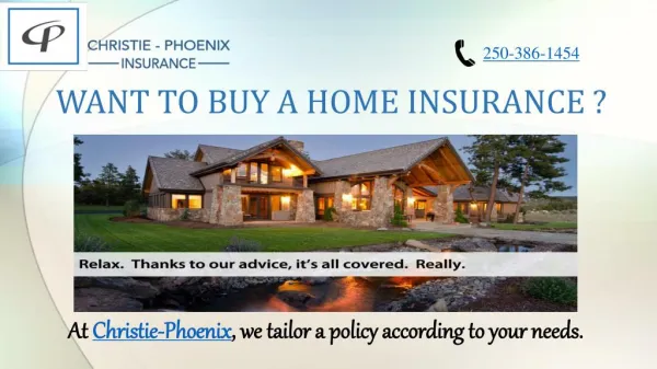 Want to buy a home insurance in Victoria?