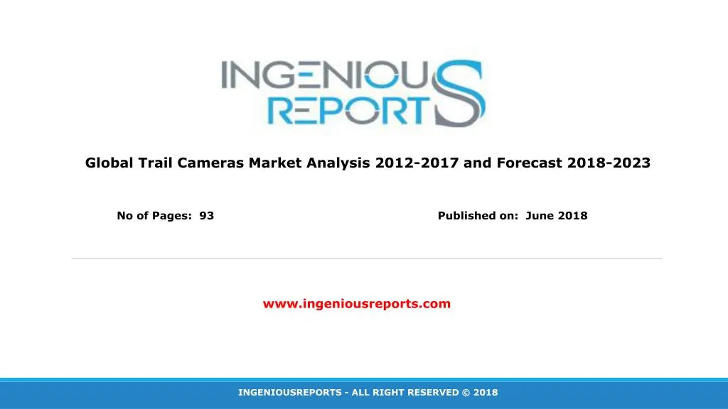 global trail cameras market analysis 2012 2017