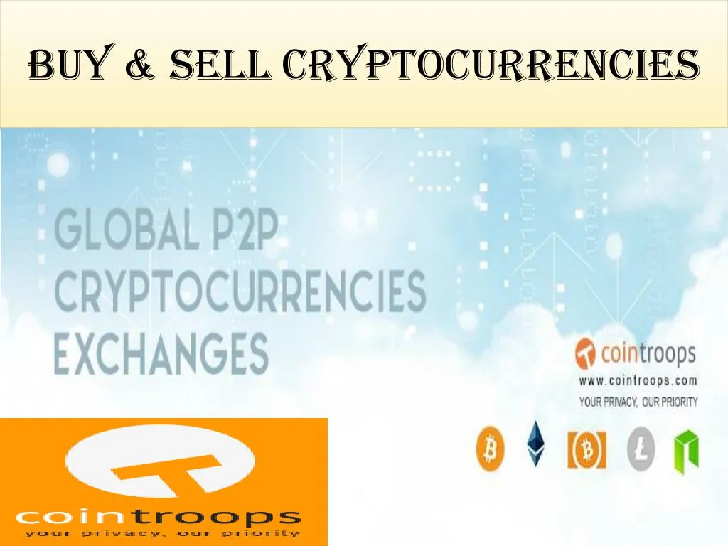 buy sell cryptocurrencies