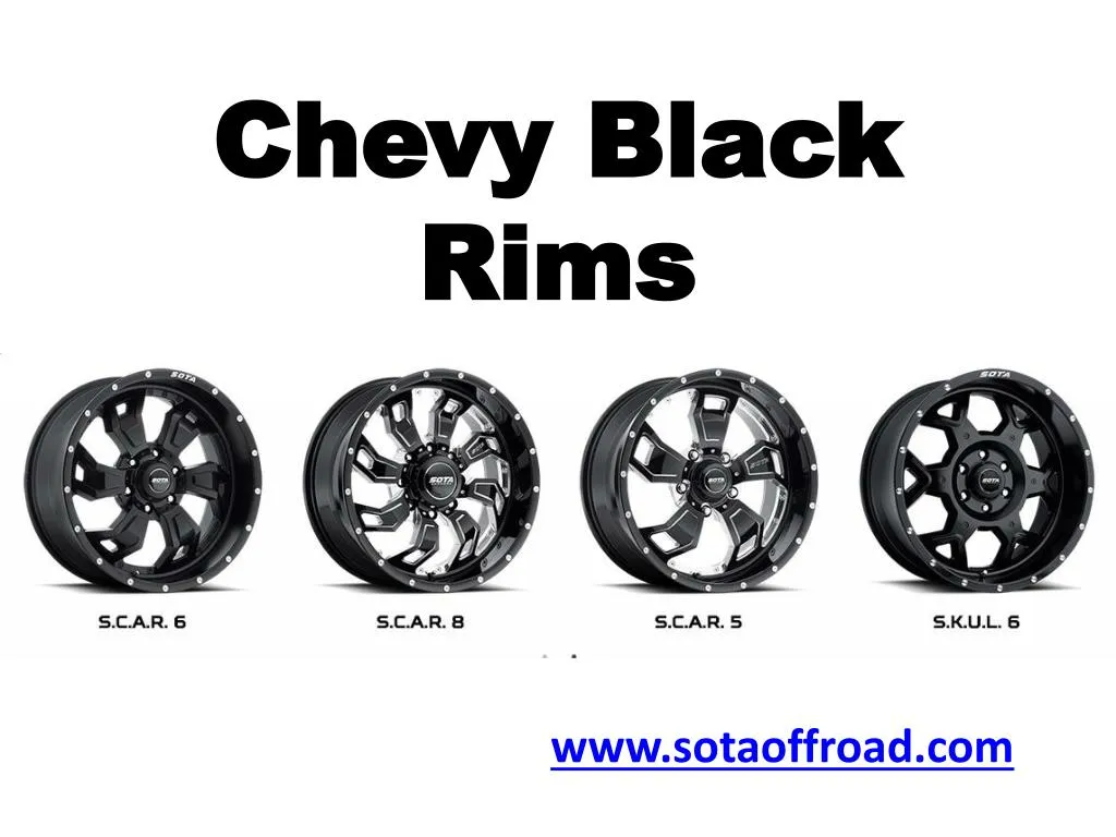 chevy black rims