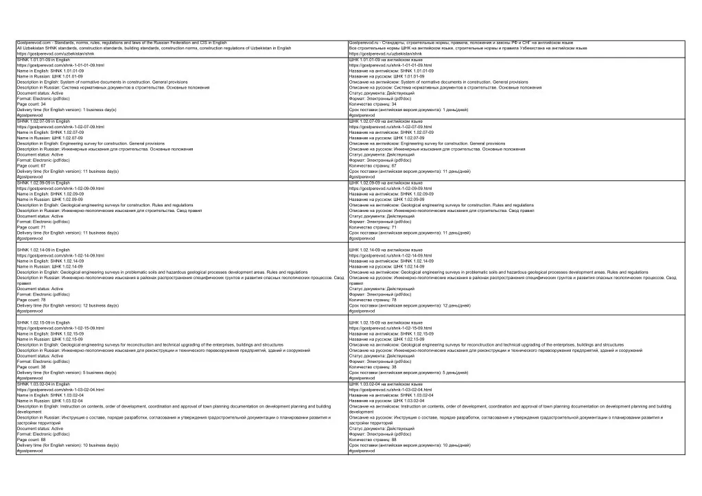 gostperevod com standards norms rules regulations