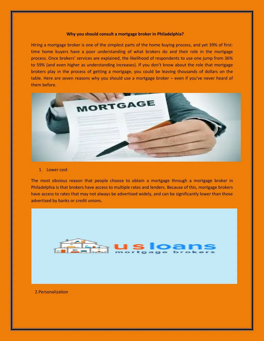 why you should consult a mortgage broker