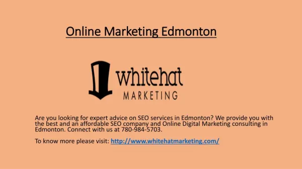 Online Marketing Edmonton