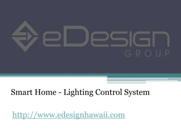 Smart Home - Lighting Control System