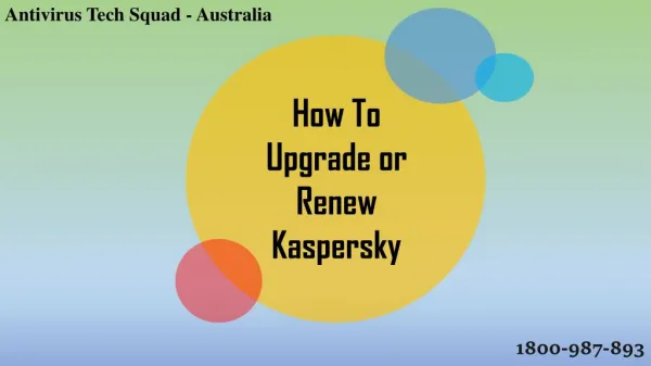 How to Upgrade or Renew Kaspersky